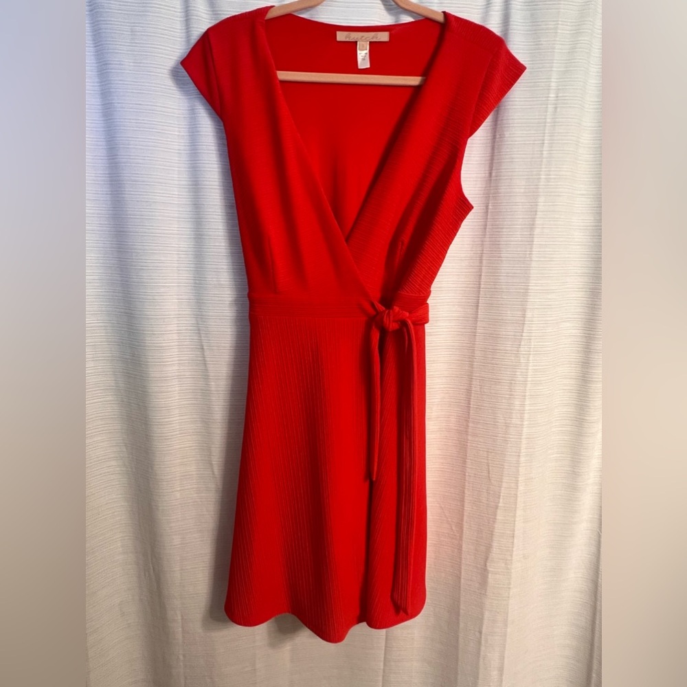 Red Wrap Dress - Hutch brand from Anthropologie